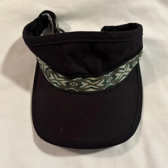 Kavu Black and Green Patterned Adjustable Strapvisor - Picture 1 of 4